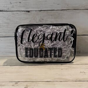 Brand New Custom Black and Clear Inspirational Pouch Gift Set